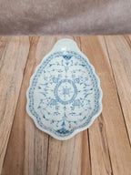 Ravier ancien anglais L. Straus & Sons – décor bleu Imperial