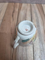 Tasse terre de fer Sarreguemines modèle Kyoto polychrome ancienne