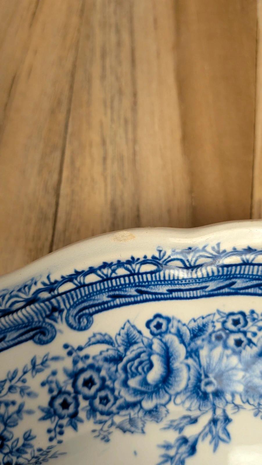 Lot de 2 assiettes plates Lunéville – modèle The Cottage