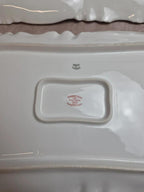 Paire de grands plats Haviland Limoges pour Vermont Marin Paris vers 1890