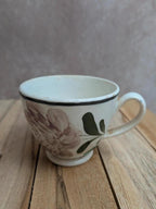 Lot de 2 tasses anciennes terre de fer Creil et Montereau – Xixe