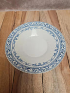 Tasse et sous-tasse ancienne Terre de fer Colbert Creil & Montereau bleu