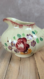 Petit pot à lait Longchamp fleuri vintage