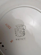 Service à gâteaux vintage Digoin Sarreguemines – 1 plat + 10 assiettes à dessert