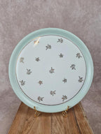 Plat ancien en porcelaine de Limoges Charles Ahrenfeldt – décor doré 🌿