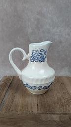 Ancien pot à lait Gien décor bleu