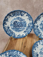 Lot de 7 sous-tasses Johnson Bros Coaching Scenes 🐎💙