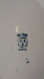 Plat rond ancien Saint-amand Hamage modèle Acacia
