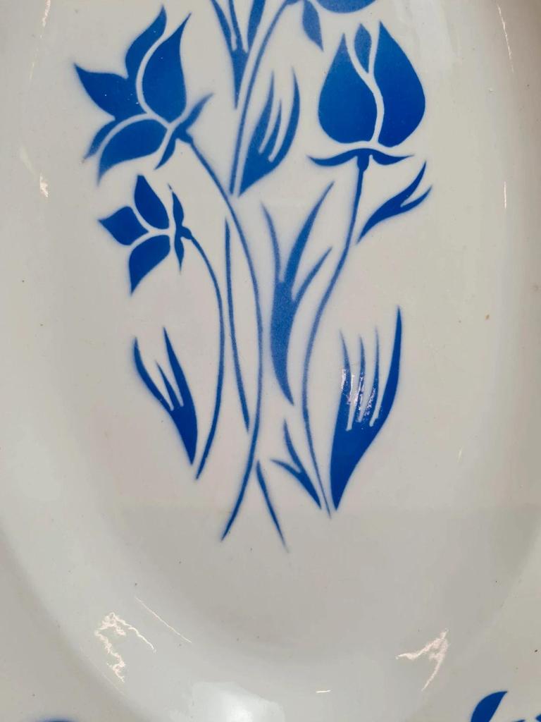 Plat ovale ancien Sarreguemines modèle Chambord 💙
