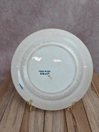 Assiette Terre de Fer Hb & Cie Choisy-le-roi – Oiseau & fruits – Xixe