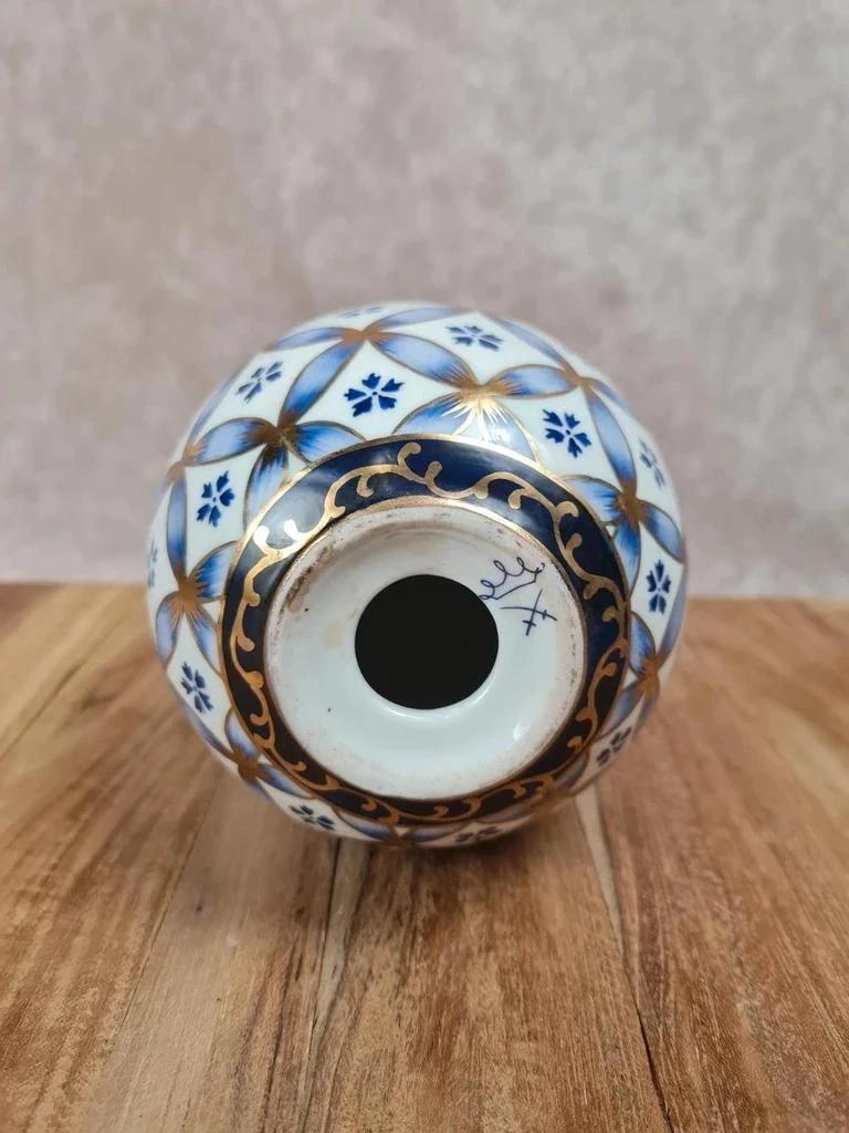🩵 Œuf décoratif en porcelaine “paris Royal” peint à la main 🩵