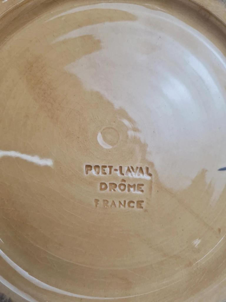 Grand plat ancien Poët-laval Drôme France 🍓🌿