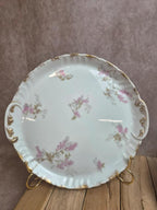 Service à dessert ancien porcelaine de Limoges Cfh Gdm – 7 pièces