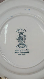 Lot de 2 assiettes creuses Lunéville – modèle The Cottage