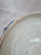 Ancienne soupière Sarreguemines, Modèle Bertha fin Xixe, grande pièce décorativ