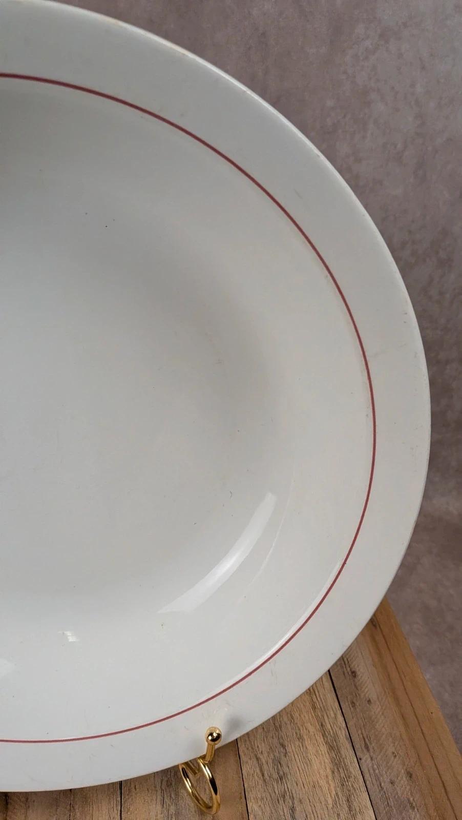 Plat rond creux Saint-amand modèle Marcel