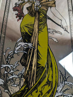 Miroir Art-nouveau Alphonse Mucha – Le Printemps