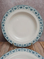 Lot de 2 assiettes creuses anciennes Terre de Fer Salins modèle Celtic 💙