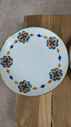 Lot de 3 petites assiettes Moulin des Loups – Modèle Rosaces