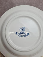 Lot de 3 assiettes creuses Gien modèle Tulipes bleu ancien 🌿💙