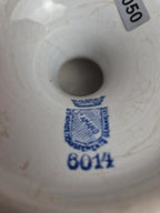 Compotier terre de fer Saint-amand modèle 6014 – décor oriental bleu et doré