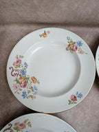 Lot de 8 assiettes creuses anciennes Faïencerie d’onnaing