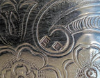 Grand plateau ancien Produx Paris en métal argenté – poinçon tête de sphinx