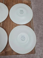 Lot de 6 tasses & sous-tasses Salins – modèle Bessans – vintage 🇫🇷