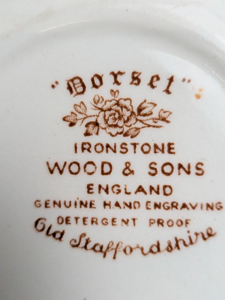 Petit bol anglais vintage Wood & Sons – Modèle Dorset – Staffordshire