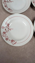 Lot de 4 assiettes creuses Saint-amand modèle Marcel
