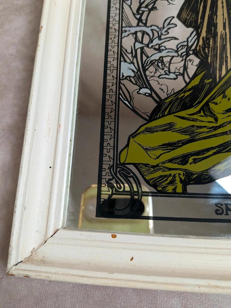 Miroir Art-nouveau Alphonse Mucha – Le Printemps