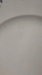 Plat ancien faïence Nord St Amand & Hamage – modèle Andrinople