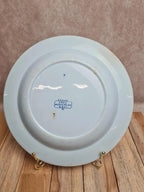 Assiette creuse ancienne Creil et Montereau modèle Japon / Monet bleu 💙