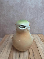 Pichet poisson vintage en barbotine polychrome – Carafe zoomorphe