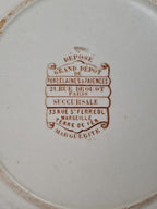 Assiette creuse ancienne Marguerite 🌿 Grand Dépôt Paris Marseille