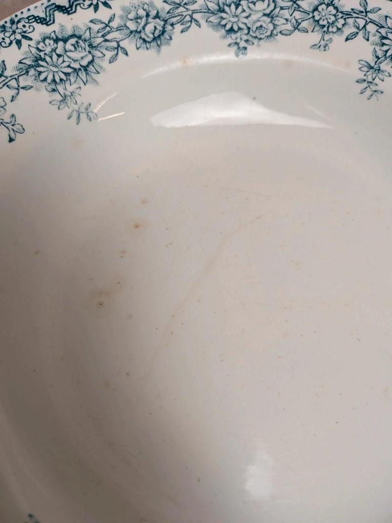 Lot de 4 assiettes creuses Terre de fer St Amand Argenton