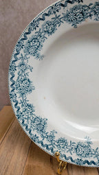 Assiette terre de fer Saint-amand modèle Argenton