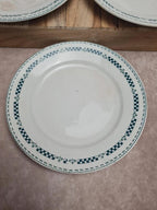 Lot de 5 assiettes terre de fer Gien modèle Sophia 💚
