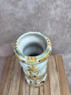Grand vase bougeoir Keraluc Quimper Bo4 décor G6 – Georges Allier