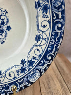 Assiette creuse Jules Vieillard Bordeaux – service Louis Xv