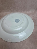 Lot de 6 assiettes creuses Terre de Fer Hippolyte Boulenger Choisy-le-roi modèle Rochambeau