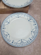 Lot de 6 assiettes Terre de Fer Hb & Cie – Service Balzac bleu 💙