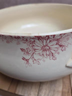 Soupière ancienne Gien “fleurs d’automne” 🌸 Terre de fer vintage