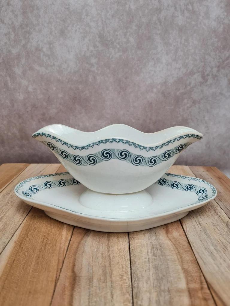Saucière ancienne Moulin des Loups modèle Rachel Terre de fer 💙