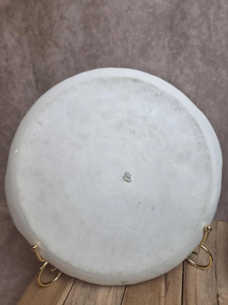 Service à dessert ancien porcelaine de Limoges Cfh Gdm – 7 pièces