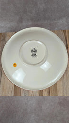Plat creux ancien Villeroy & Boch – décor floral – esprit viennois