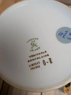 Service café Limoges porcelaine dorée