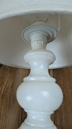 Lampe vintage en albâtre