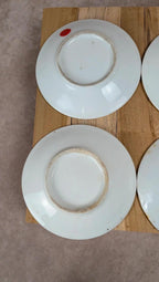 Lot de 6 tasses anciennes Vieux Paris et leurs 6 soucoupes dorées