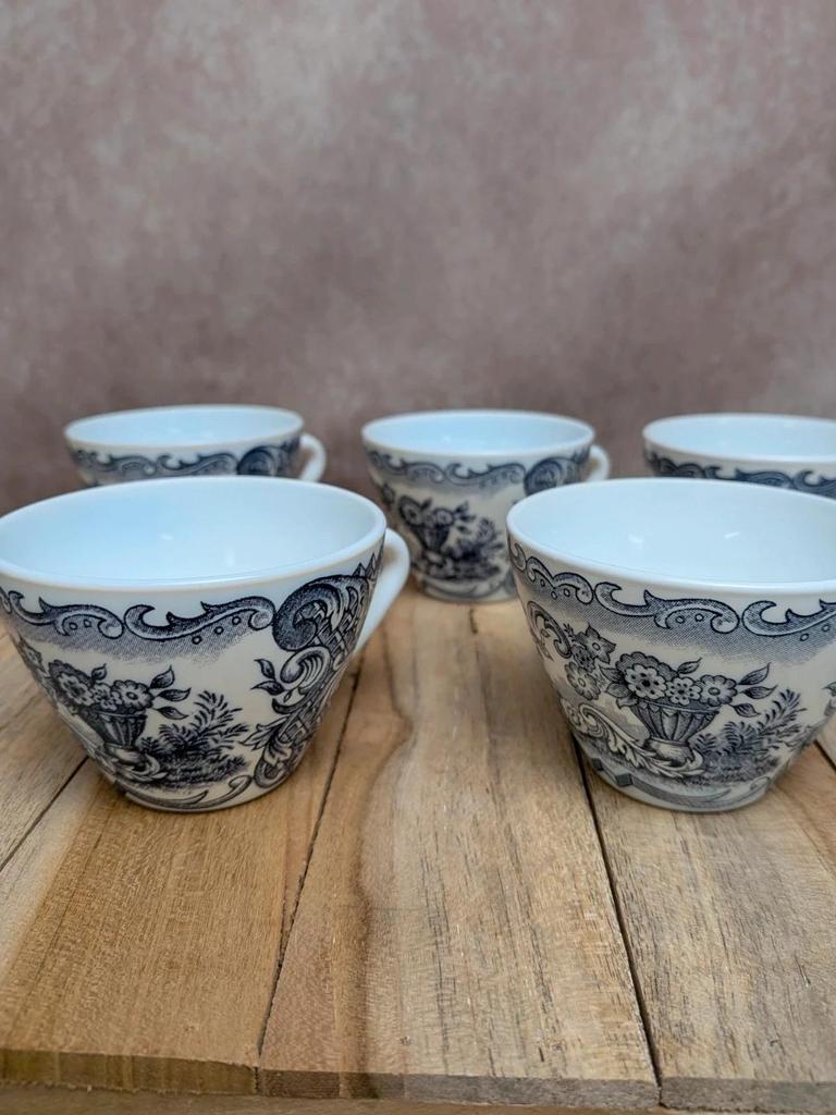 Lot 5 tasses vintage Rivanel